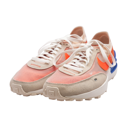 Waffle One Pearl White Game Royal Rush Orange Low-Top Athletic Shoes
