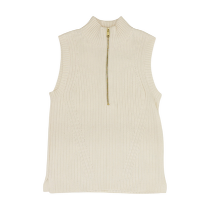 Beige 1/4 Zip Sweater