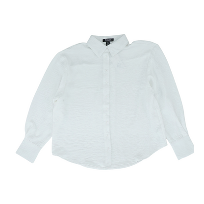 White Flannel Button Down