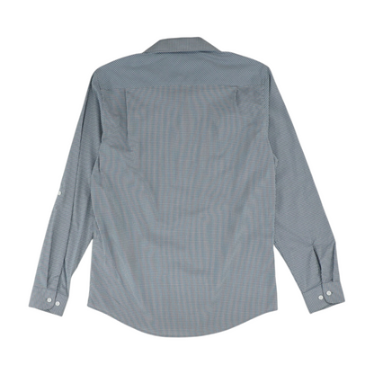 Blue Check Long Sleeve Button Down