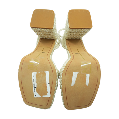 Ivory Block Heels