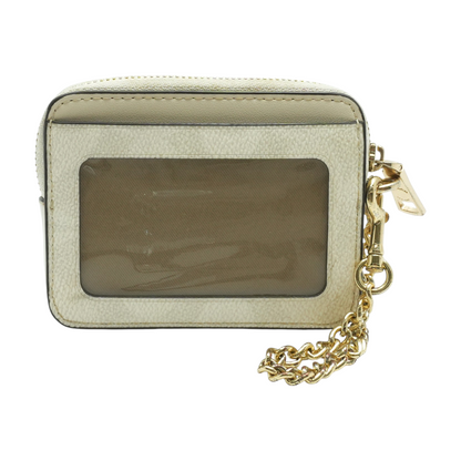 Beige Card Case Wallet