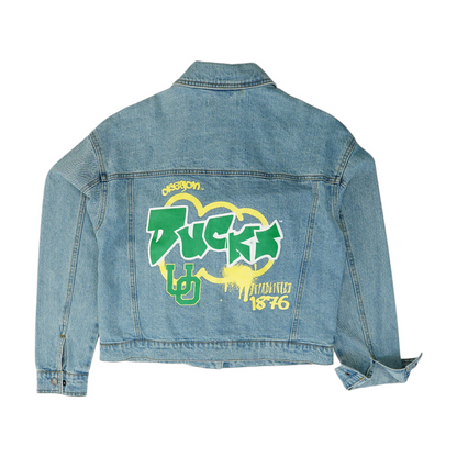 Blue University of Oregon Denim Jacket