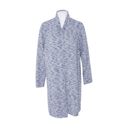 Blue Abstract Cardigan Sweater