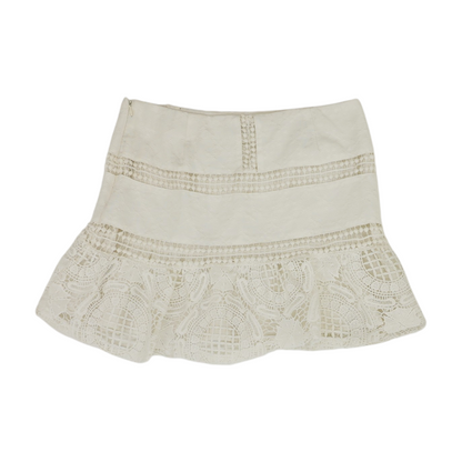 Ivory Mini Skirt