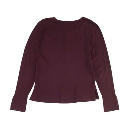 Maroon Cardigan Sweater