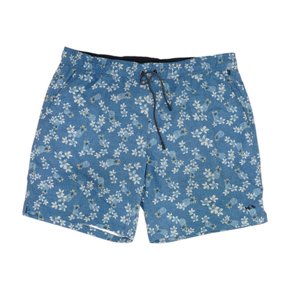 Blue Floral Swim Bottom