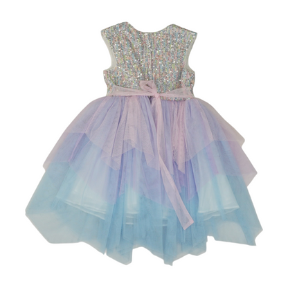 Multi Color Block Formal Dress