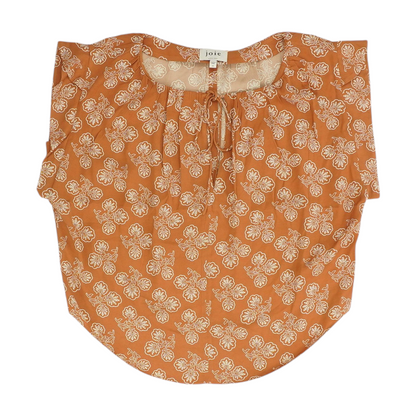 Rust Print Blouse