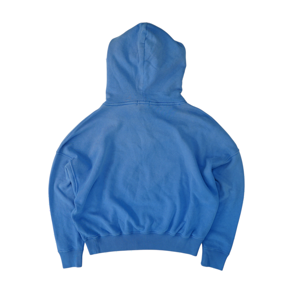Blue Graphic Hoodie Pullover