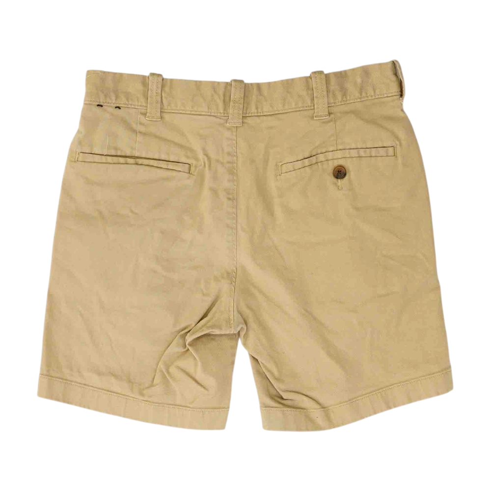Tan Solid Chino / Khaki Shorts