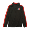 Black Arizona Diamondbacks Color Block 1/4 Zip Pullover