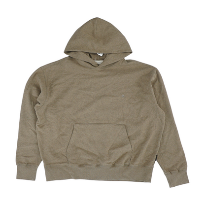Brown Solid Hoodie Pullover