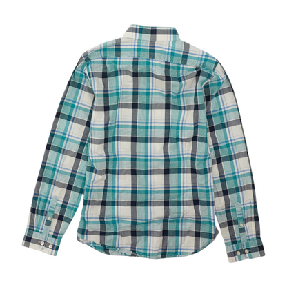 Multi Plaid Long Sleeve Button Down