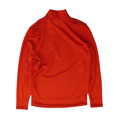 Red Solid 1/4 Zip Pullover