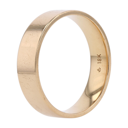 18K Yellow Gold Band