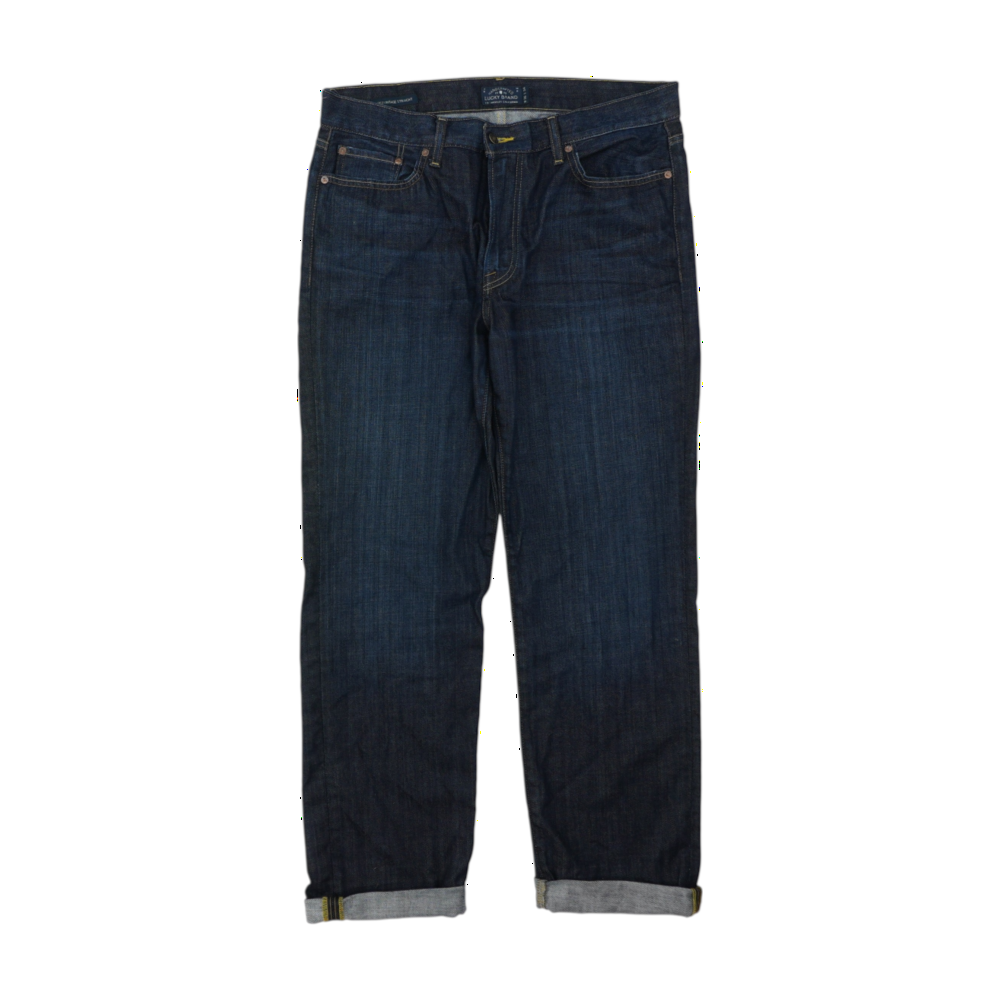 Navy Straight Jeans