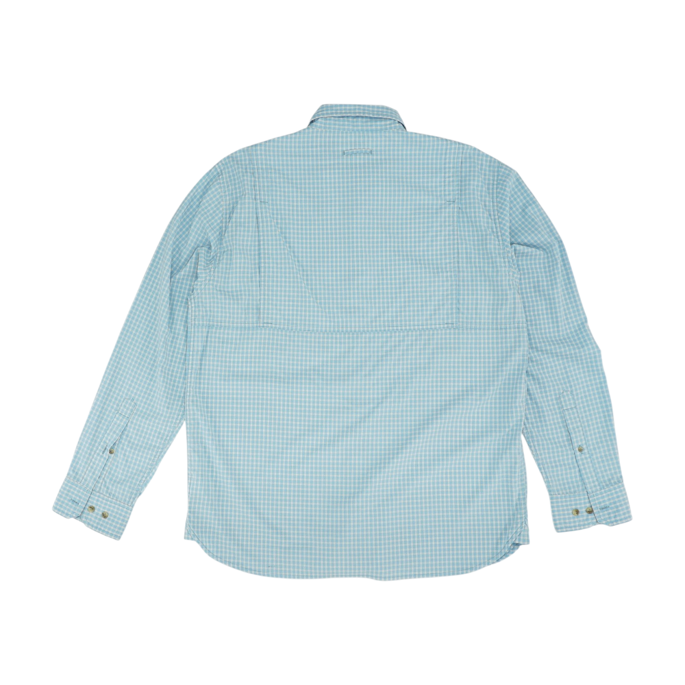Duck Head Blue Plaid Long Sleeve Button Down – Image 2