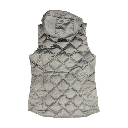 Gray Graphic Puffer Vest