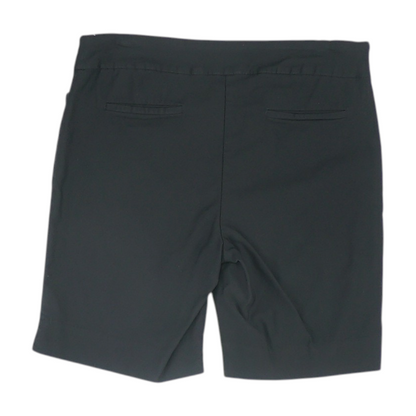 Black Solid Chino Shorts
