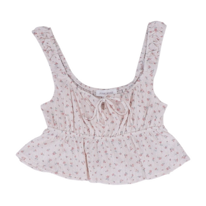 Pink Floral Blouse
