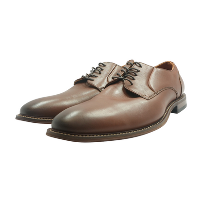 Brown Lace-Up Dress Shoes