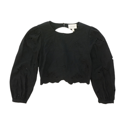 Black Floral Blouse