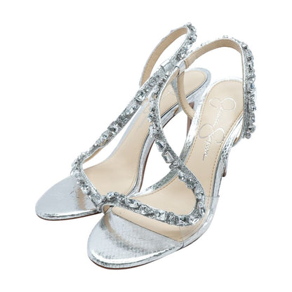 Silver Stiletto Heels
