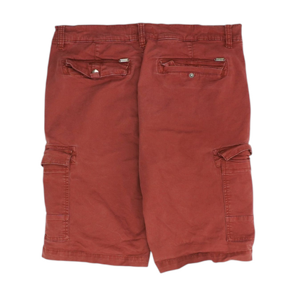 Red 5-Pocket Shorts