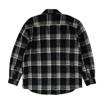 Blue Plaid Flannel Button Down