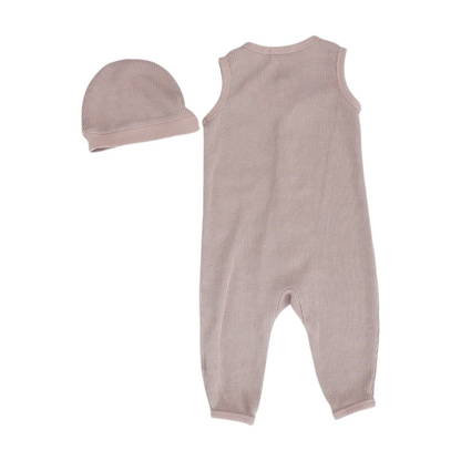 Pink Sleeveless One-Piece