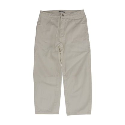 White Solid High Rise Regular Jeans