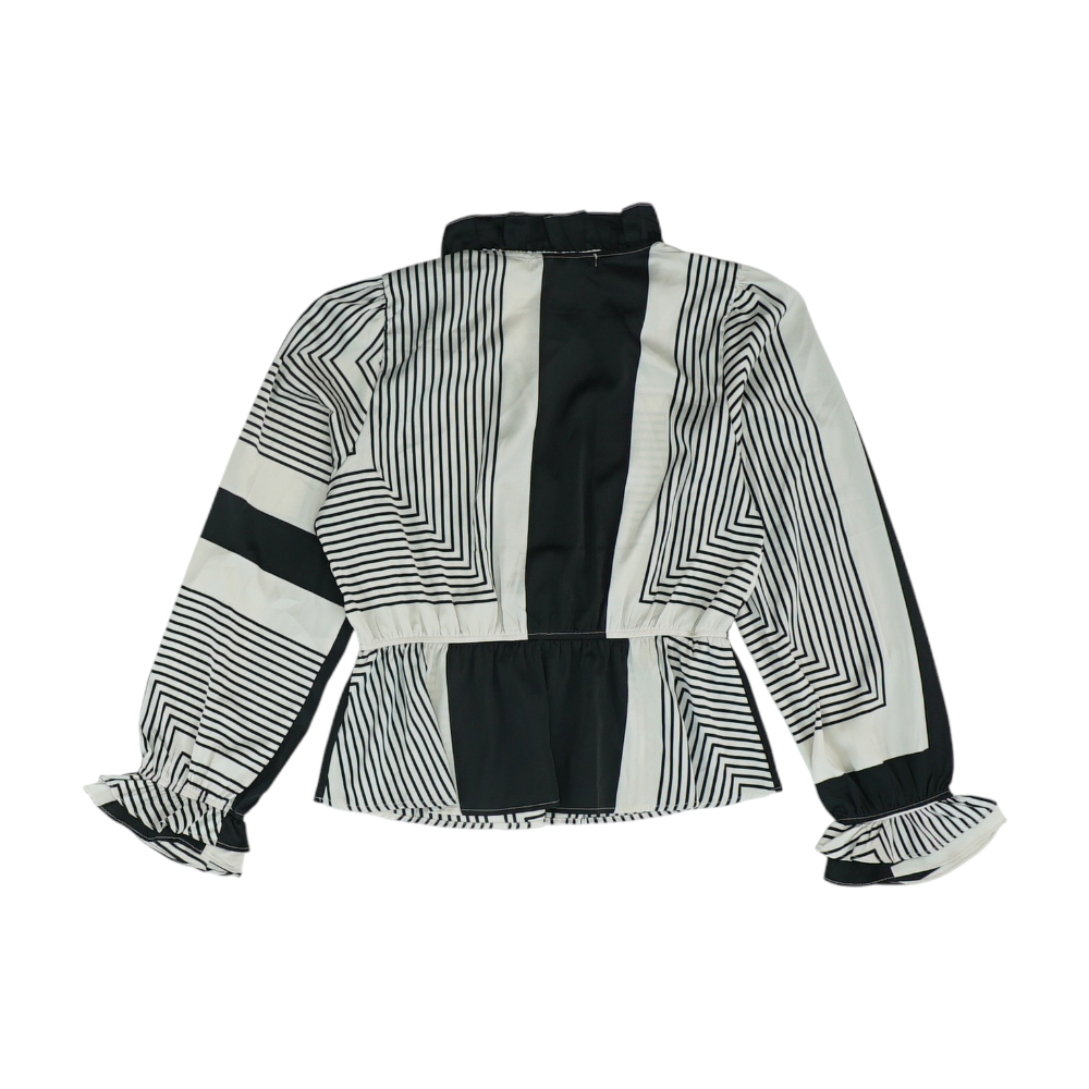 Black Striped Blouse