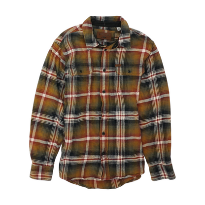 Multi Plaid Flannel Button Down