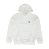 White Solid Hoodie Pullover