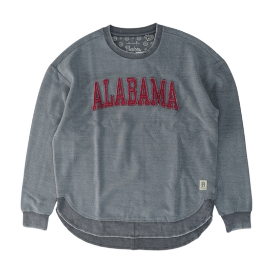 Gray Alabama Crimson Tide Solid Sweatshirt Pullover