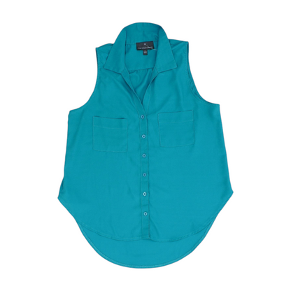 Green Button Down