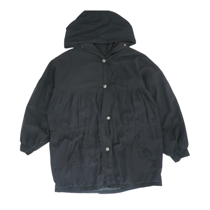 Vintage Black Solid Jacket