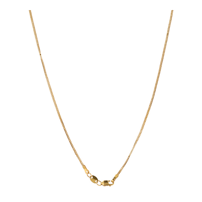 22K Yellow Gold Chain Necklace