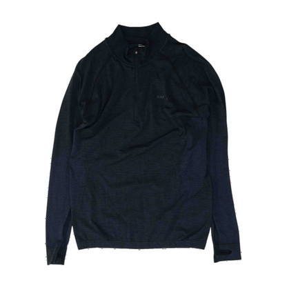Charcoal Abstract 1/4 Zip Pullover