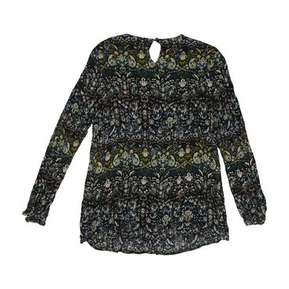 Charcoal Floral Blouse