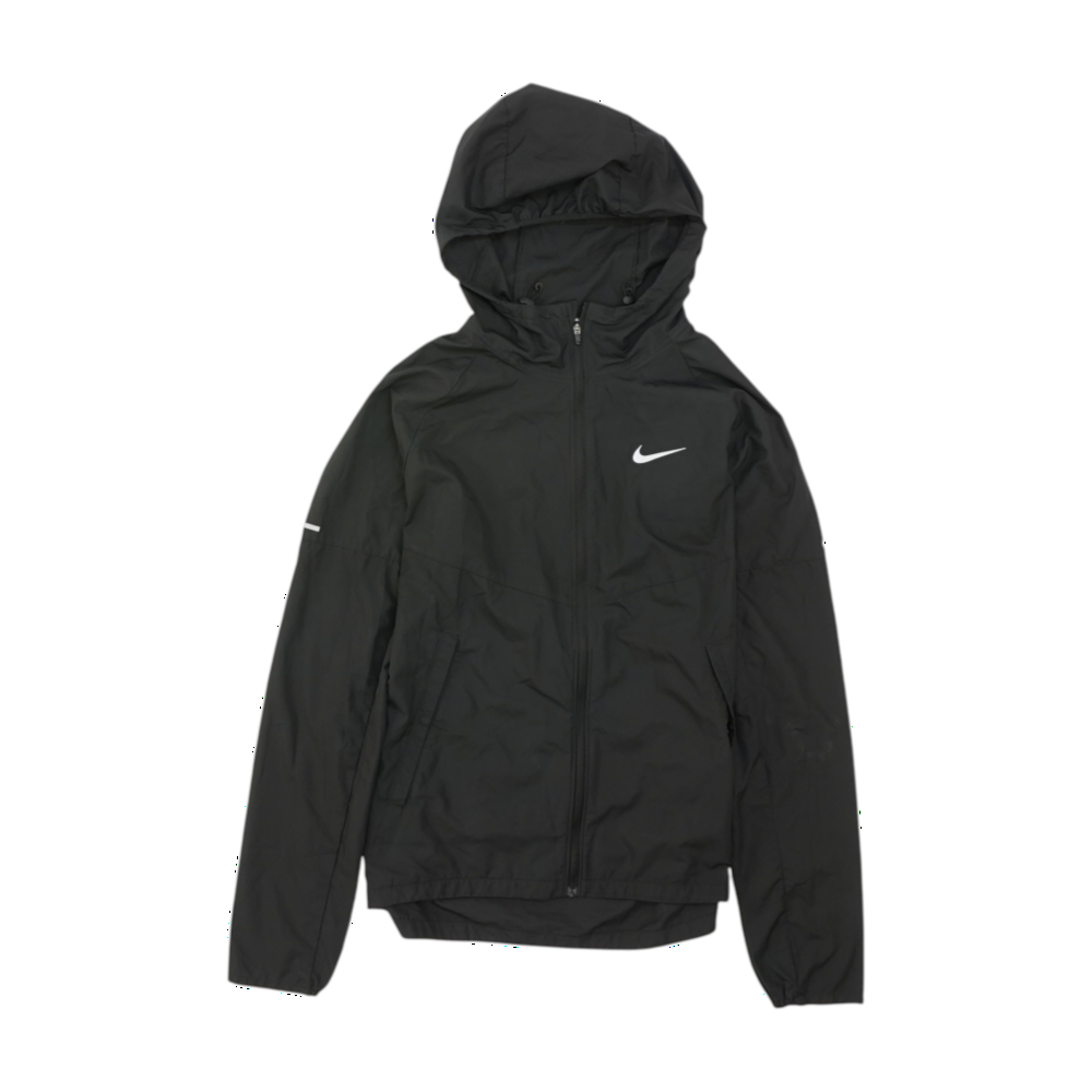 Black Solid Active Jacket
