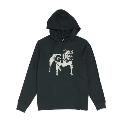 Black Georgia Bulldogs Print Hoodie Pullover