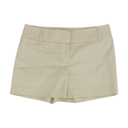 Beige Polka Dot Chino Shorts