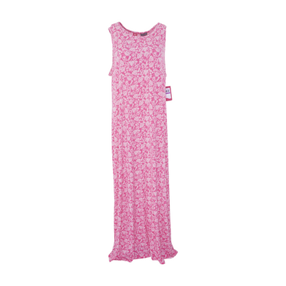 Pink Floral Maxi Dress
