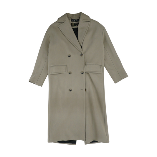 Beige Solid Coat
