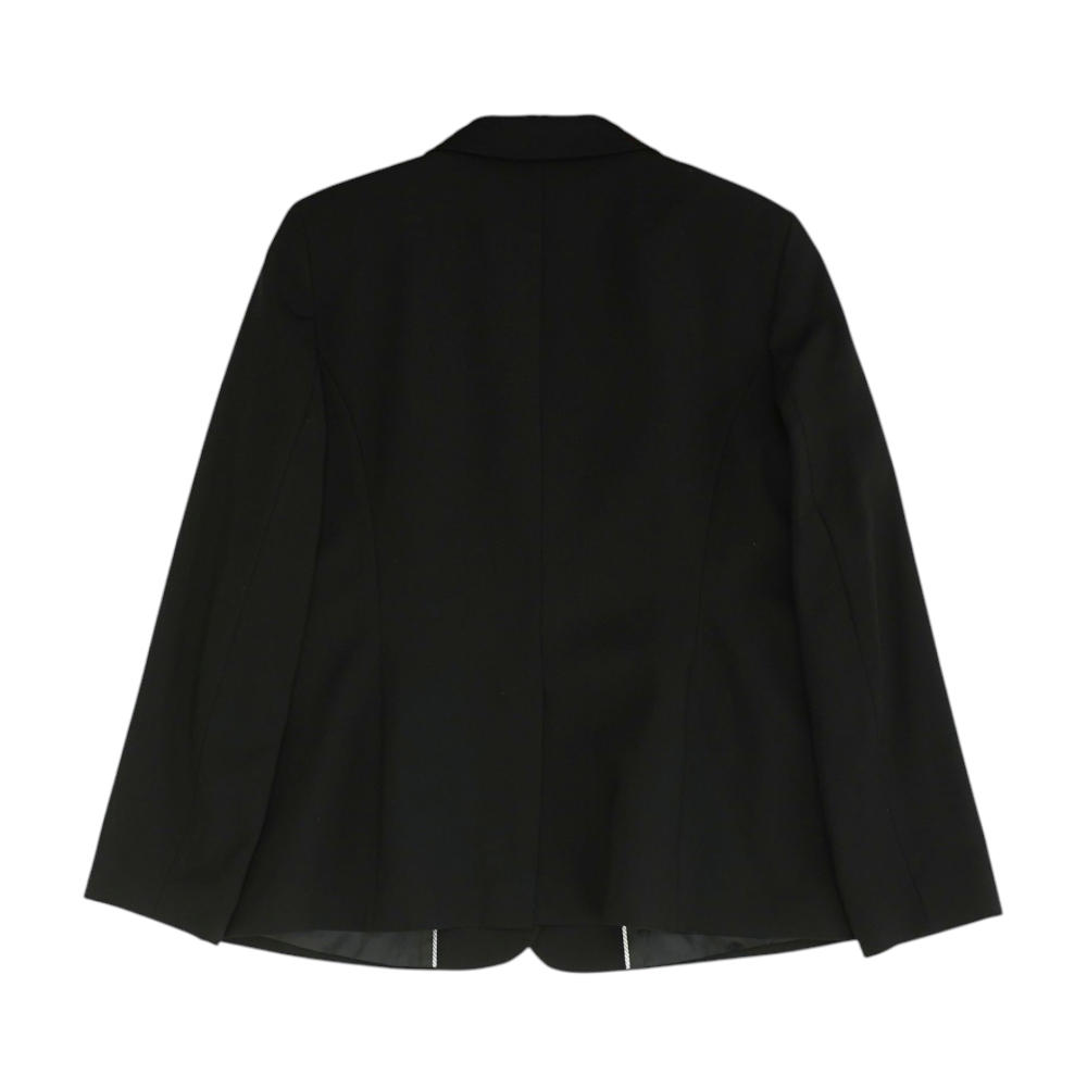 Black Solid Blazer