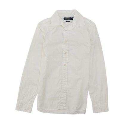 White Long Sleeve Button Down