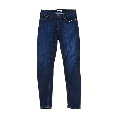 Navy Solid High Rise Skinny Leg Jeans
