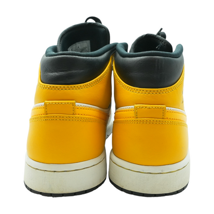 Jordan 1 Mid University Gold High-Top Athletic Shoes